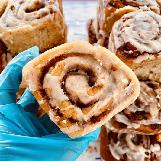 Gluten-free & Vegan Cardamom Rolls/Buns (Part Baked)