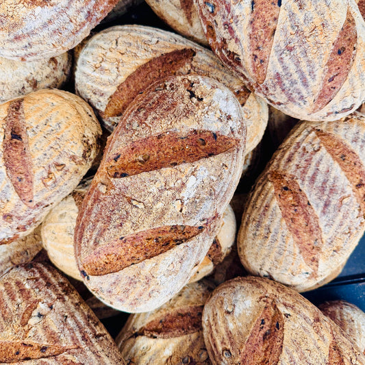 Gluten-free & Vegan Olive Sourdough Bread