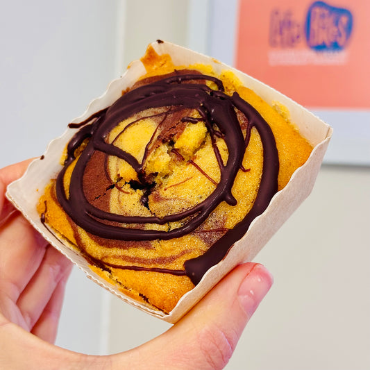 Gluten-free & Vegan Chocolate Orange Marble Cakes